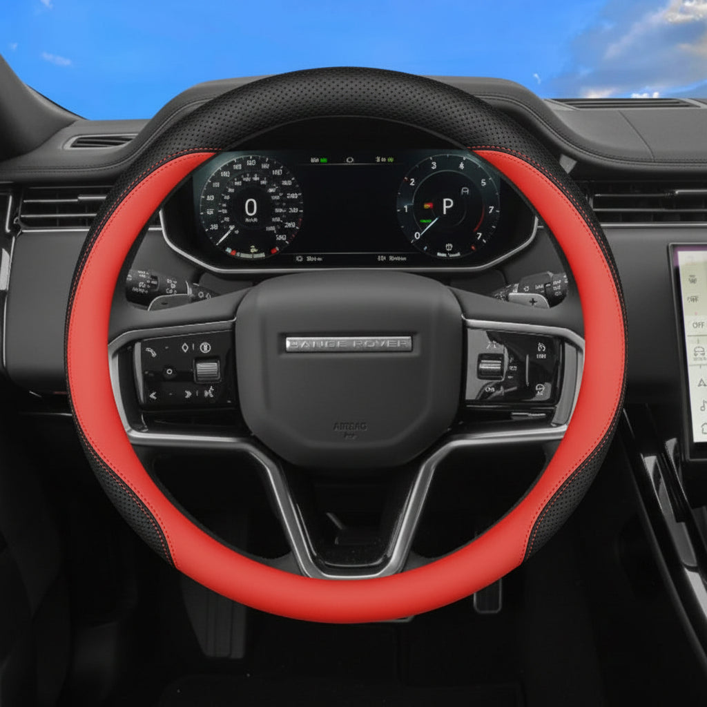 Land Rover Leather Breathable Steering Wheel Cover