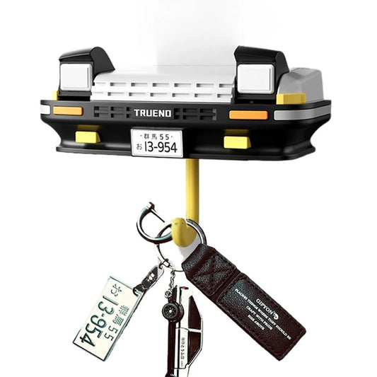 AE86 Headlight Wall Key Holder for Car Enthusiasts & JDM Decor
