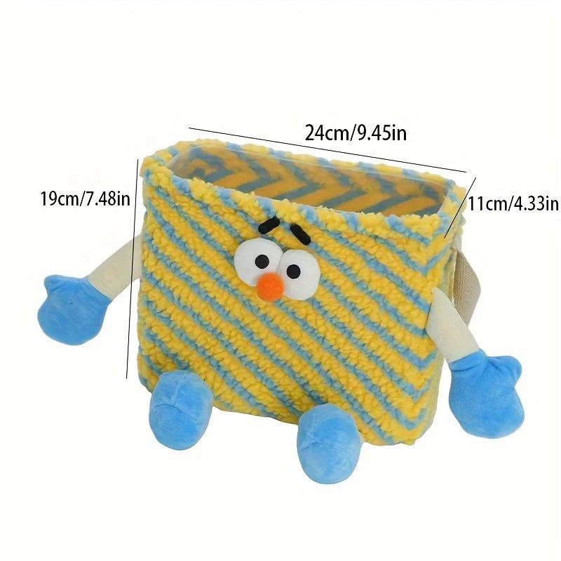 Premium Car Back Seat Organizer Storage Box with Trash Compartment