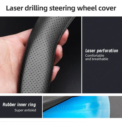 Lincoln Ultra-Thin Breathable Leather Steering Wheel Cover
