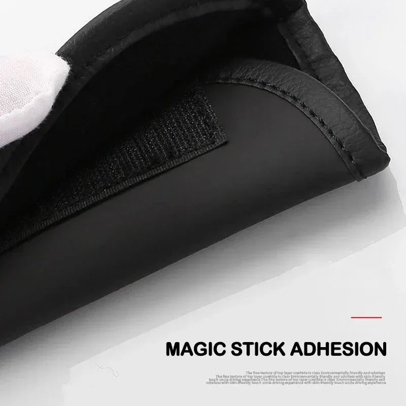 Hyundai Ioniq 6 Leather Seat Belt Shoulder Pads - Blue