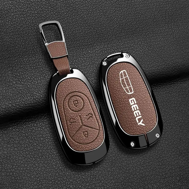 Geely EX2 & Proton e.MAS 5 Zinc Alloy Key Case with Keyring