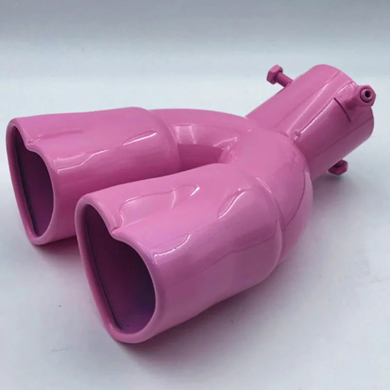 63mm Stainless Steel Exhaust Tip with Colorful Muffler Finish