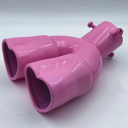 63mm Stainless Steel Exhaust Tip with Colorful Muffler Finish