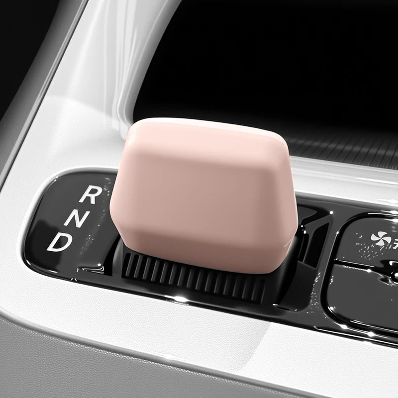Geely EX2 / Proton e.MAS 5 Silicone Gear Shift Cover - Geely star wish - pink peach [minimalist] gear shift knob cover / G…
