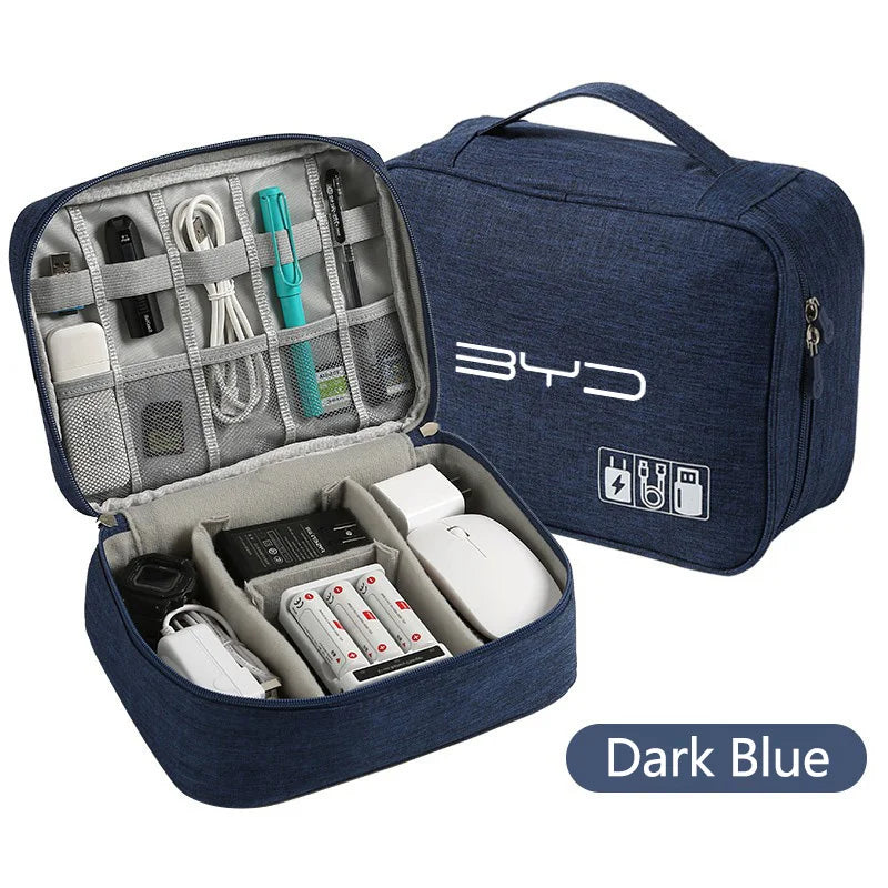 BYD Car Multi-Function Storage Bag Travel Organizer with Compartments