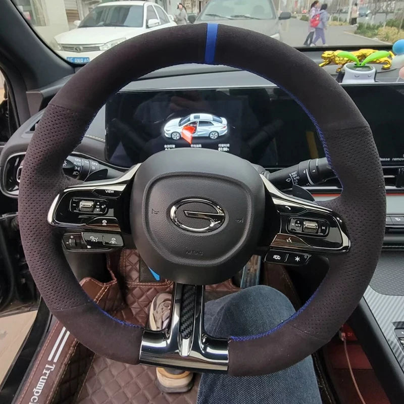 GAC Trumpchi Empow Orange Suede Steering Wheel Cover 2021-2024