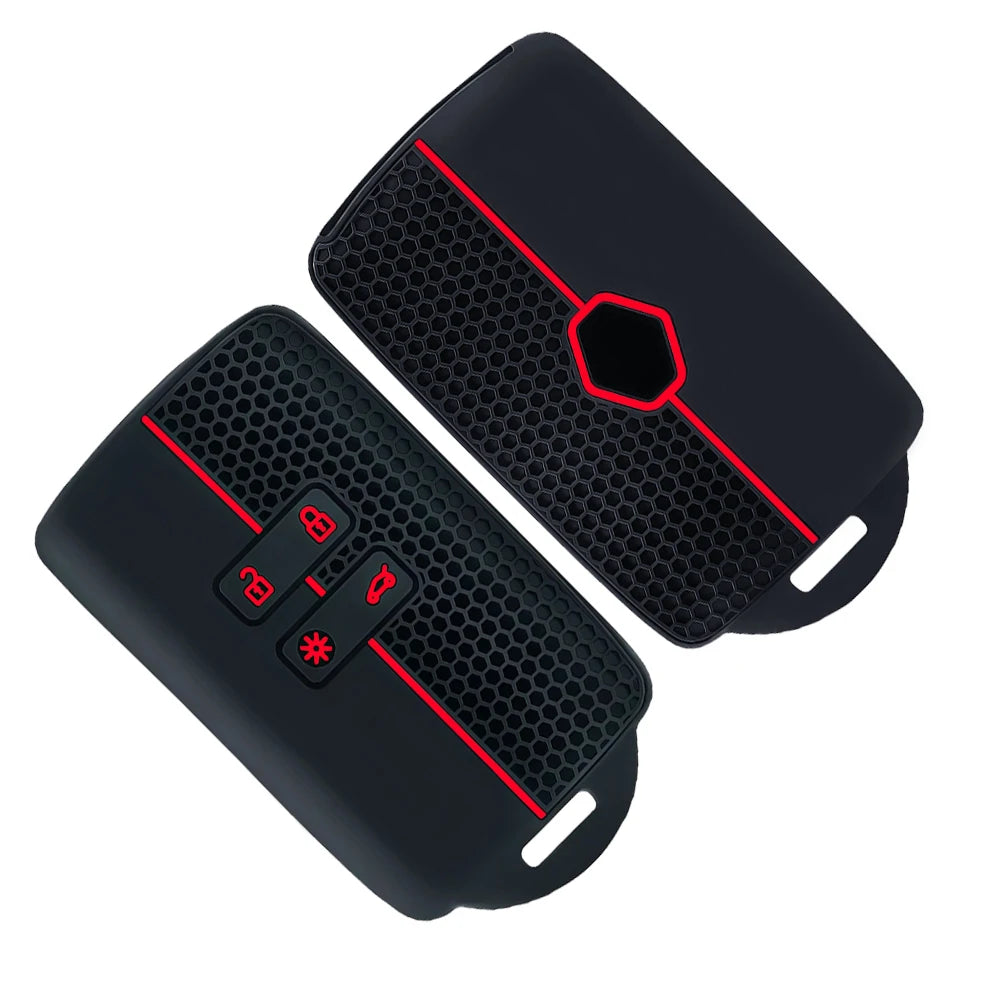 Renault & Dacia Key Cover with Colour Line — Clio, Captur, Logan