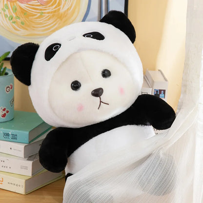 Cute Teddy Bear Plush Doll Collection – Stitch, Panda, Strawberry & More