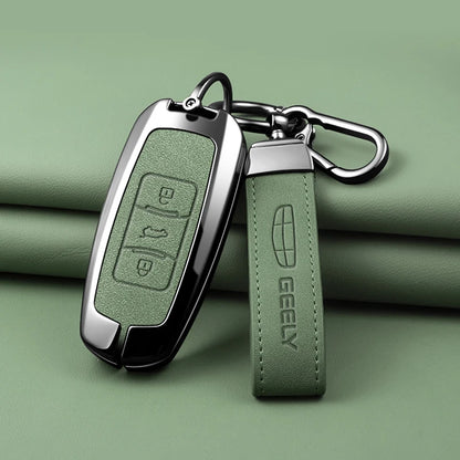 Alloy Remote Key Case for Geely Emgrand 7 EX7 GT GC9 GX3 Atlas GS