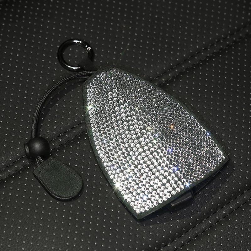 Diamond Crystal Car Key Chain Cover - Bling Rhinestone Keyring Holder