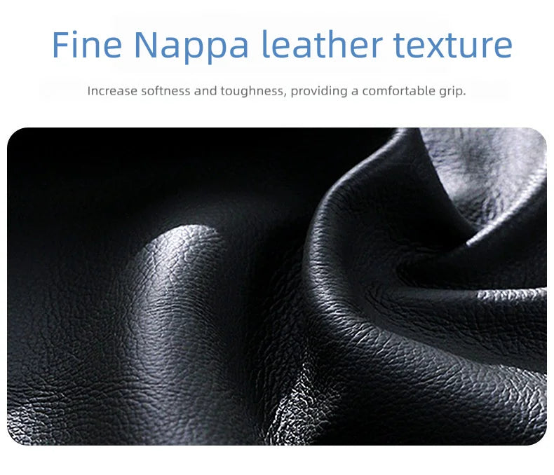 Geely EX2 Nappa Leather Steering Wheel Cover – 34 cm