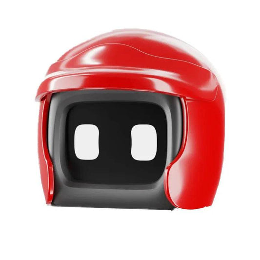 Poki Kawaii Q-Version Car Helmet Robot Toy - Red