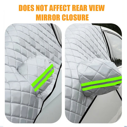 Car Hail Protector Half Cover | Outdoor Waterproof Sunshield & Dust Guard - 3 Layers CAR Thin