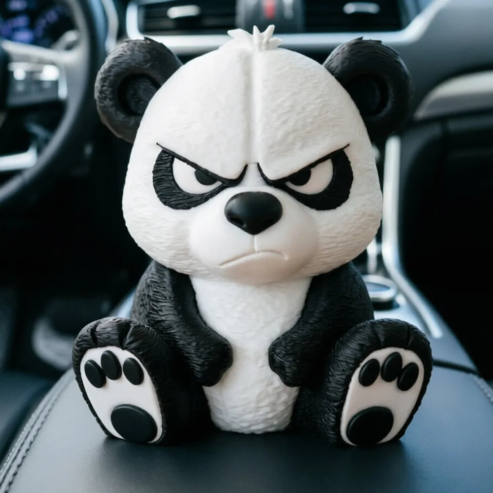 Panda Sculpture Ornament for Car or Desk