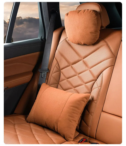 JETOUR Car Headrest Lumbar Support Pillow T2 T3 X70 X90 X95 - headrest red