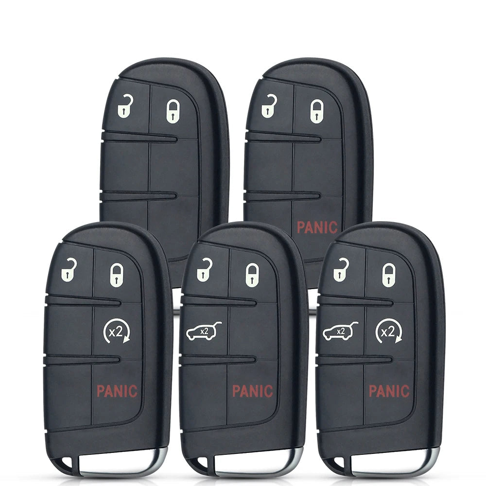 Jeep & Dodge Remote Key Shell — 2 to 5 Button, CY24 / SIP22