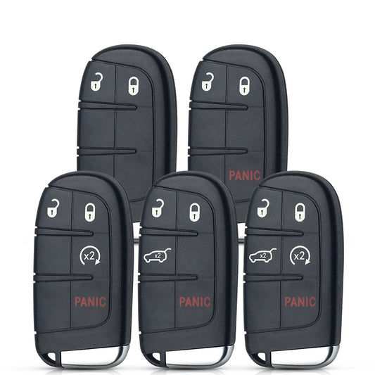 Jeep & Dodge Remote Key Shell — 2 to 5 Button, CY24 / SIP22