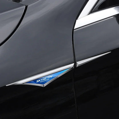 Mazda 3D Alloy Car Stickers – 2-Piece Decorative Emblem Set