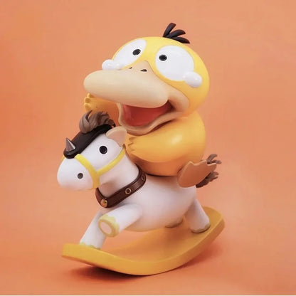 Pokemon Psyduck Rocking Horse GK Figure Desktop Collectible Statue