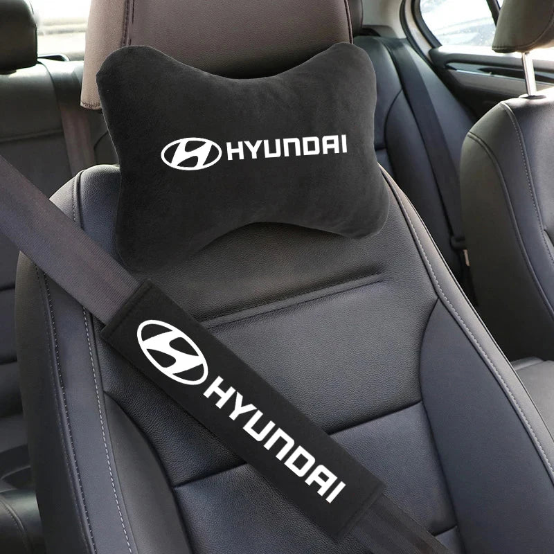 Hyundai Neck Pillow and Seat Belt Pad