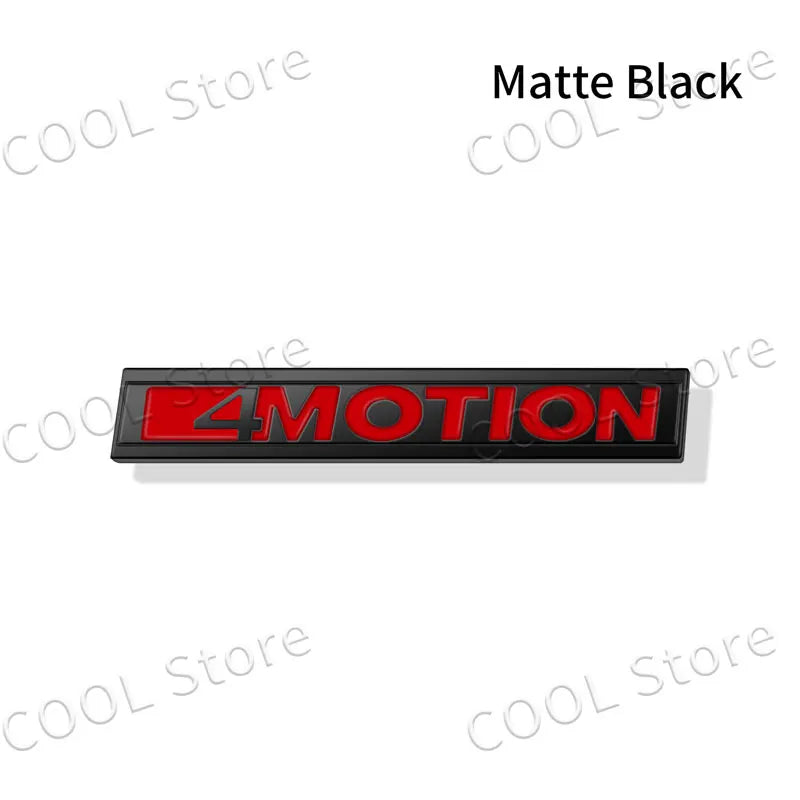 Volkswagen 4motion Metal Badge