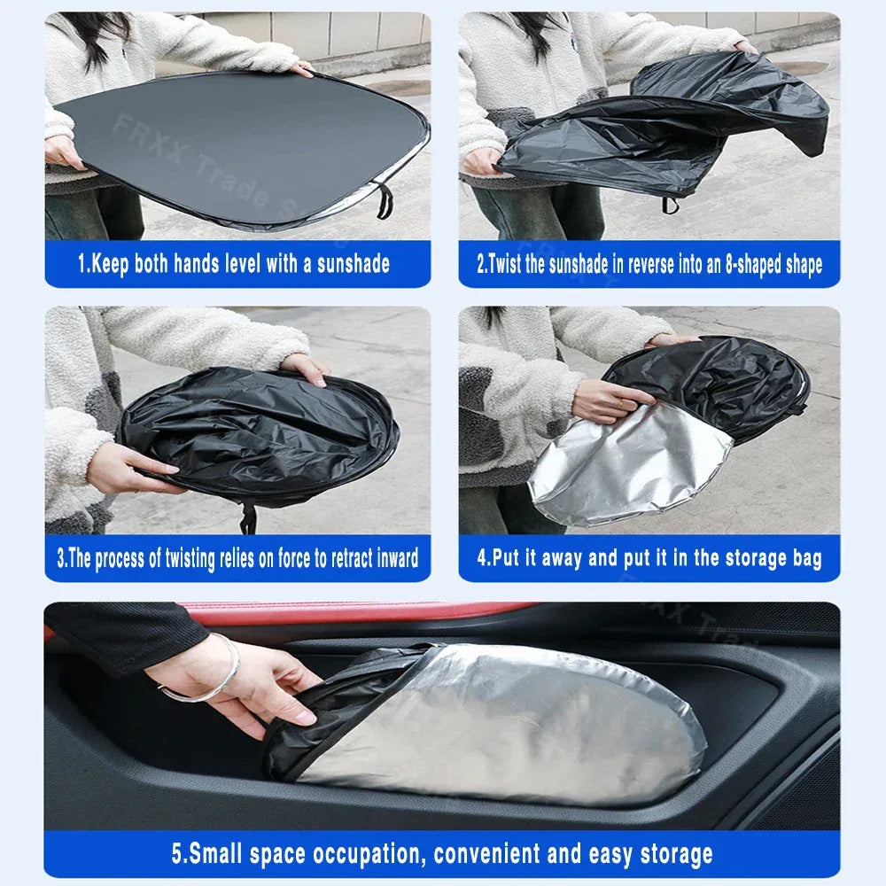 Ford Territory 2018–2023 Foldable Windshield Sunshade - 