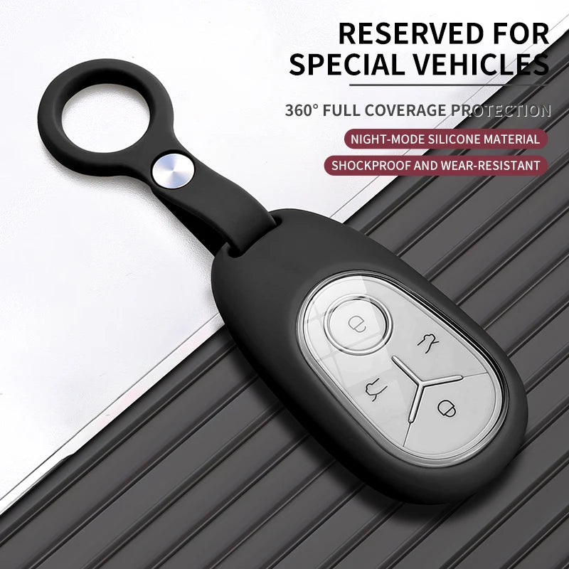 Geely EX2 Proton e.MAS 5 liquid silicone key cover - front view
