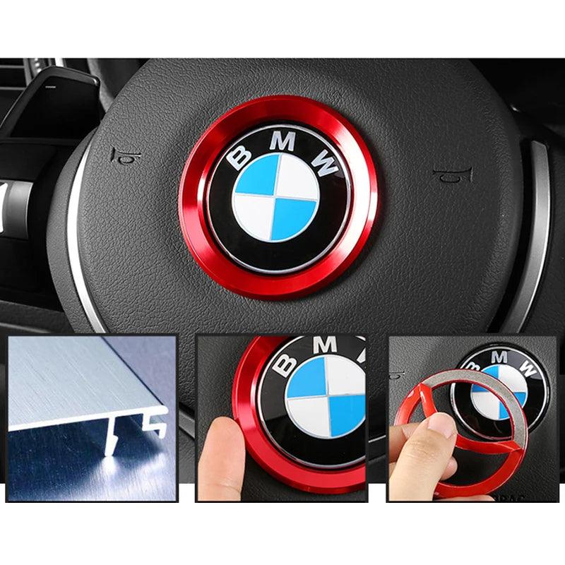 BMW M3 M5 Steering Wheel Circle Ring Sticker E36 E46 E60 E90 X1 X3 X5