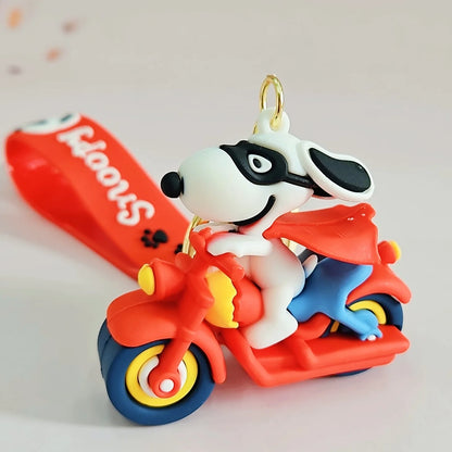 Snoopy & Charlie Keychain – Cute Bag Pendant & Car Key Ring