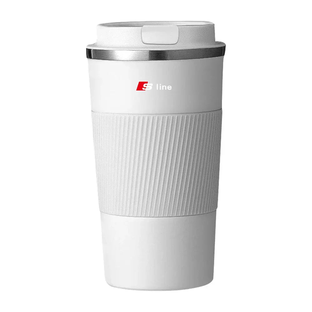 Audi Stainless Steel Thermos Mug - A3 A5 A6 A7 Q3 Q5 Q7 TT S-Line