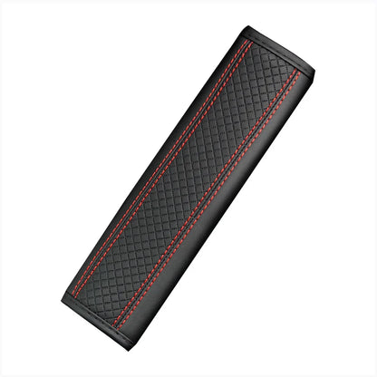 Leather Seat Belt Shoulder Pads – Breathable Safety Covers & Cushion Protection - 1
