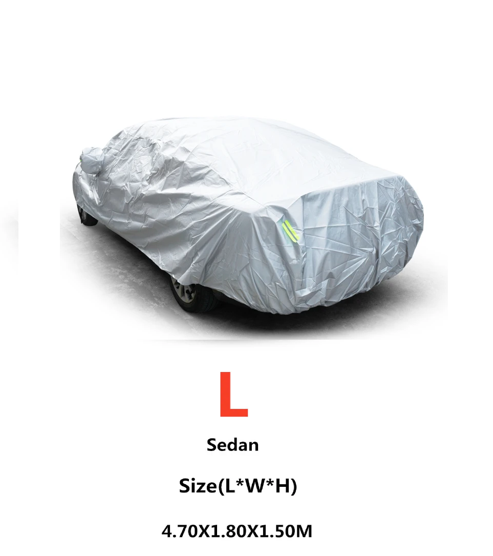 Car Cover – Full Exterior Protection for Hatchback, Sedan & SUV | Snowproof, Sunshade & Dustproof