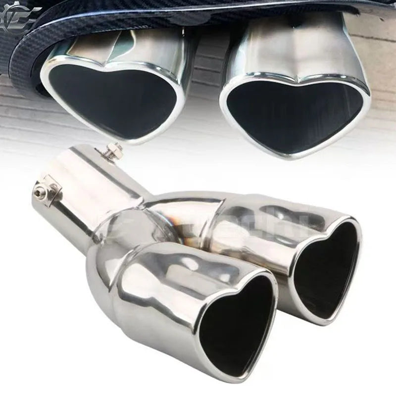 63mm Stainless Steel Exhaust Tip with Colorful Muffler Finish