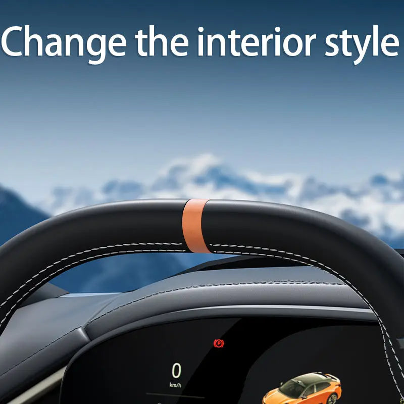 ZEEKR 001 Steering Wheel Alcantara Suede Anti-Scratch Stickers