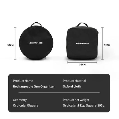 Mercedes Benz AMG EV Charging Cable Storage Box & Trunk Organizer - Square