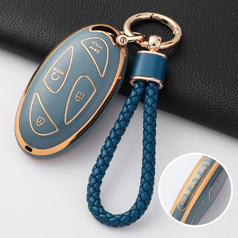 Soft TPU Key Case Cover Shell Hyundai Ionic 6 Grandeur GN7 Kona EV