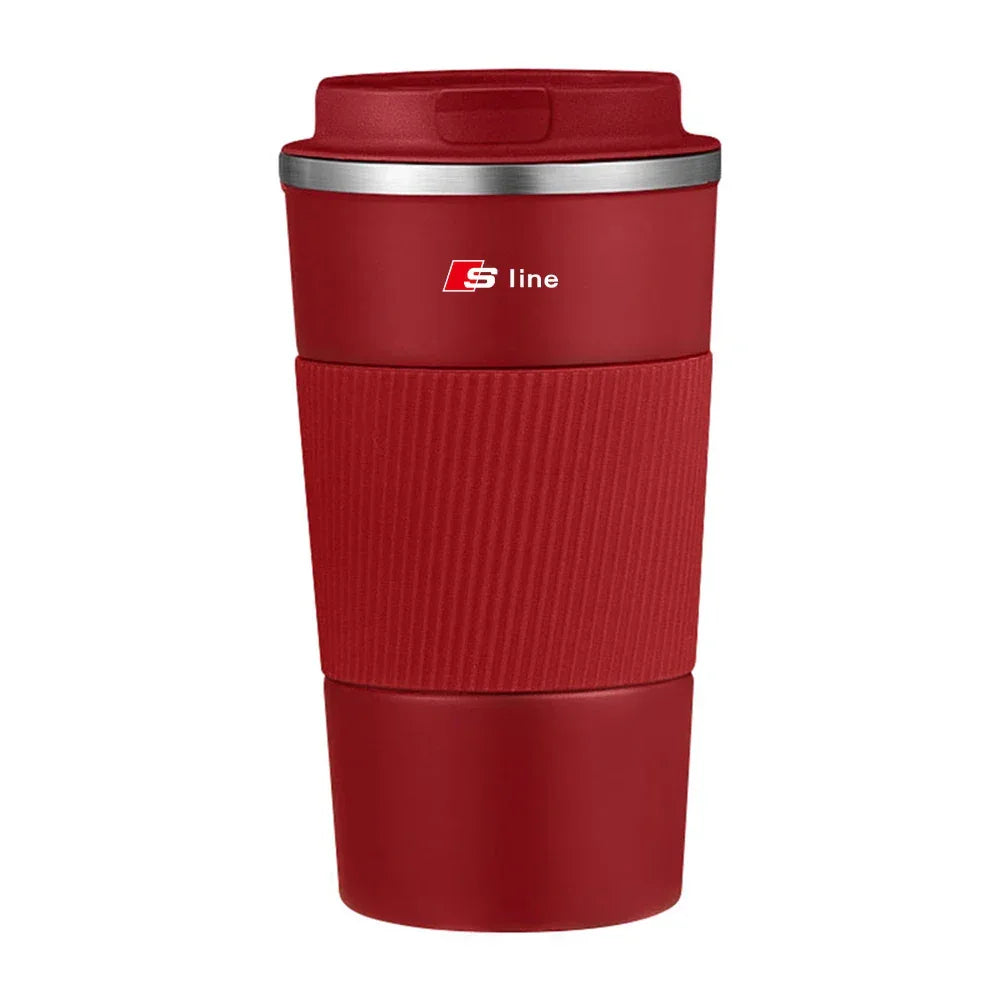 Audi Stainless Steel Thermos Mug - A3 A5 A6 A7 Q3 Q5 Q7 TT S-Line