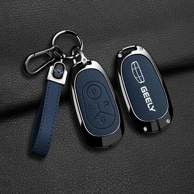 Geely EX2 & Proton e.MAS 5 Zinc Alloy Key Case with Keyring