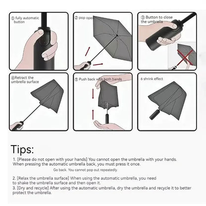 Mercedes-Benz Car Umbrella | Automatic Folding Windproof Sunshade - 