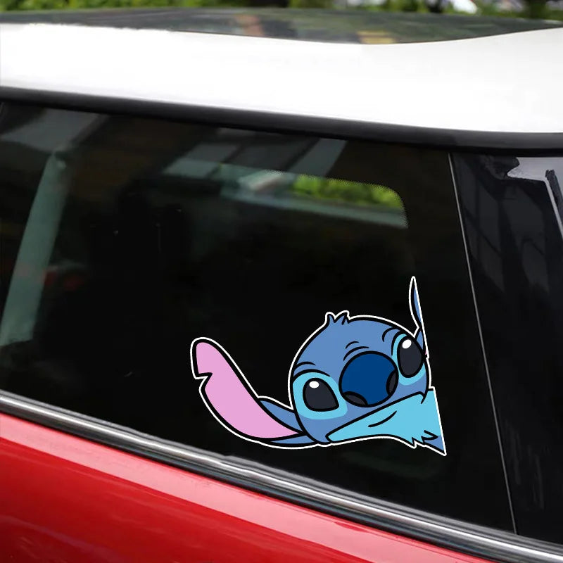 Disney Stitch Car Sticker Scratch-Resistant Bumper Decal
