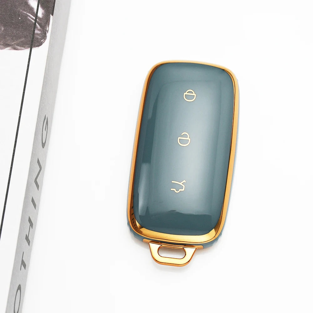 TPU Car Key Case Shell Fob Cover For Geely Galaxy EX5 E5 Proton