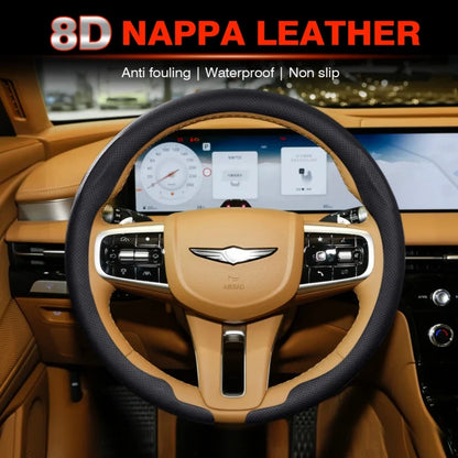 Genesis Nappa Leather Steering Wheel Cover
