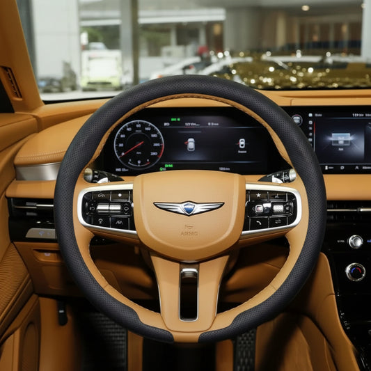 Genesis Nappa Leather Steering Wheel Cover