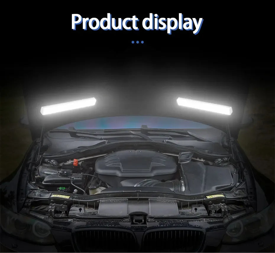 USB Rechargeable Car Sensor Light - Magnetic LED Bar - 10cm