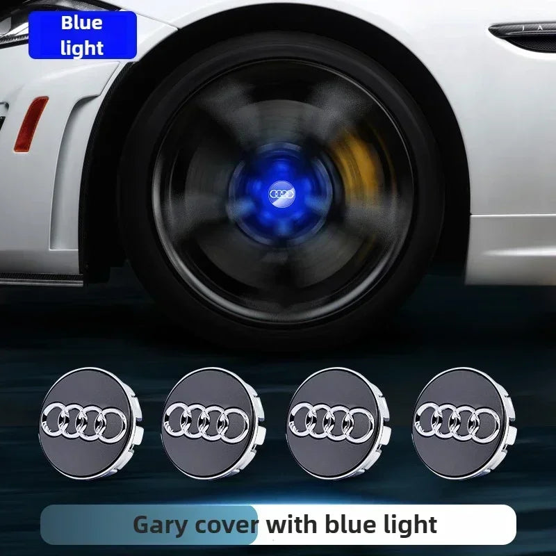 Audi LED Hub Center Caps