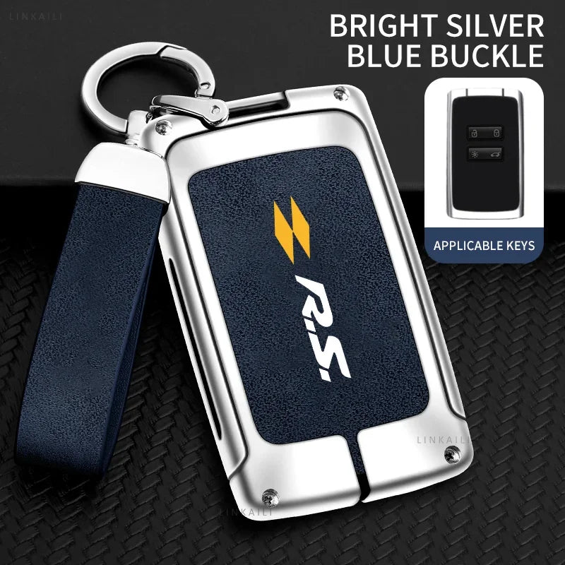 Zinc Alloy Car Key Case Cover For Renault Captur Megane Clio Zoe
