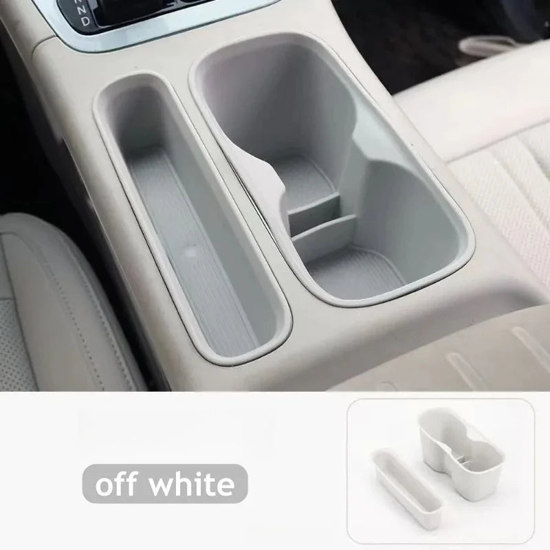 Geely EX2 Cup Holder Storage Organiser – Silicone - off white