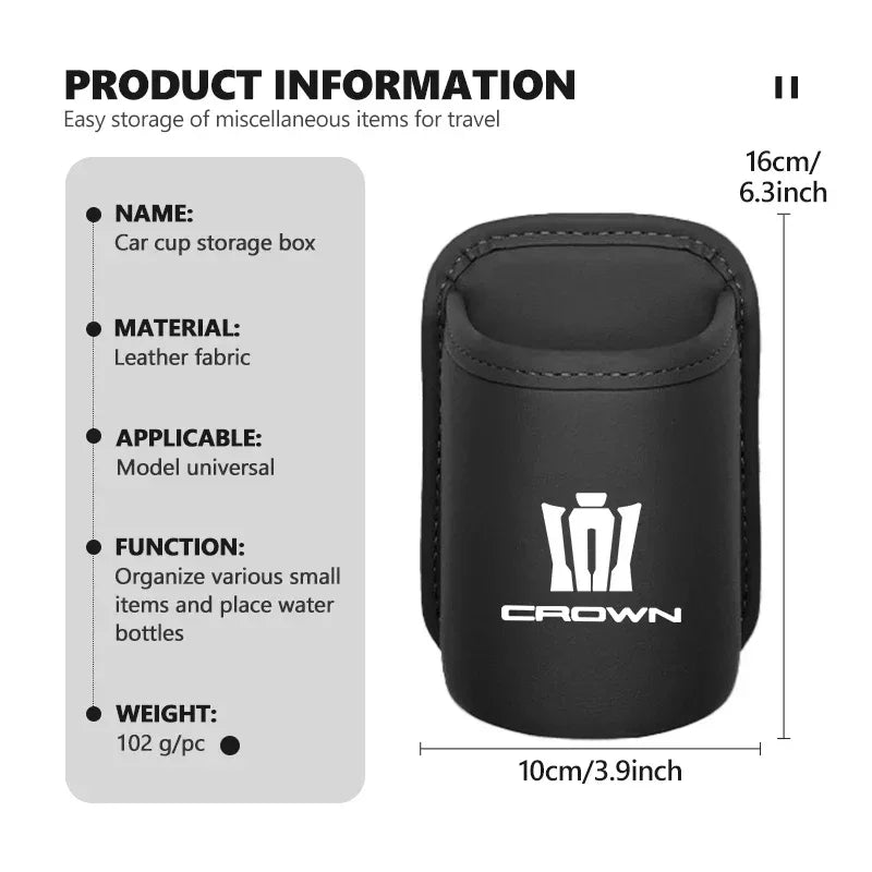 Toyota Crown Car Door Cup Holder Bottle Organizer - 1pc