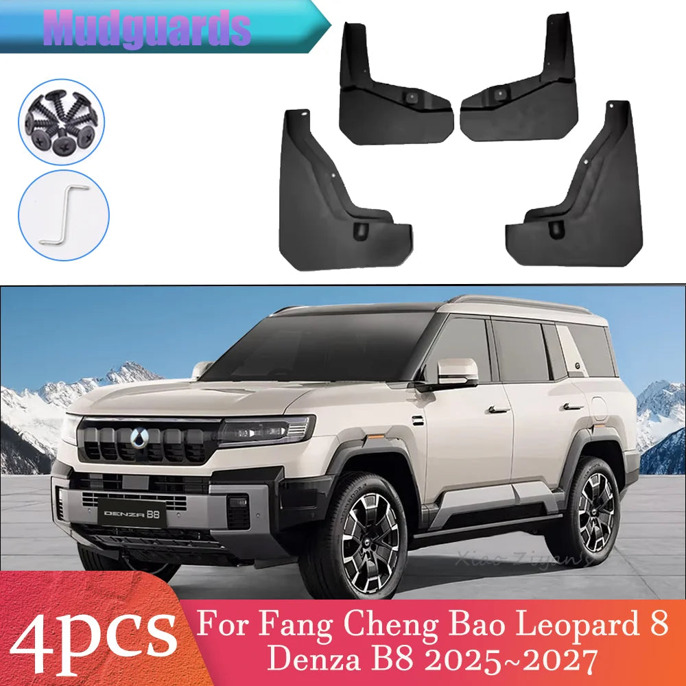 Fang Cheng Bao Leopard 8 Denza B8 Custom Fit Mud Flap Guards 2025-27